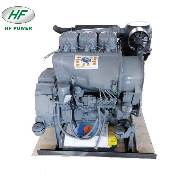 China Tracteur Agricole air Compressor Rice Flour Mill Milling Machine 3 Cylinder air Cooled diesel Engine Deutz F3L912